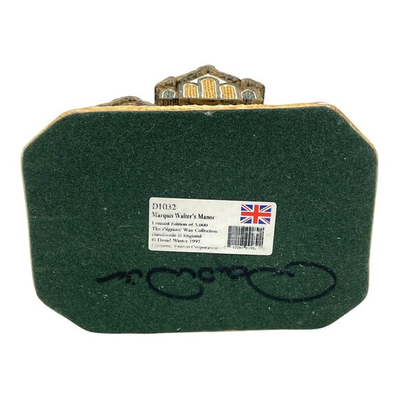 David Winter Marquis Walter's Manor D1032 LE 1473 of 1500 Original Box 1997 - Picture 9 of 12